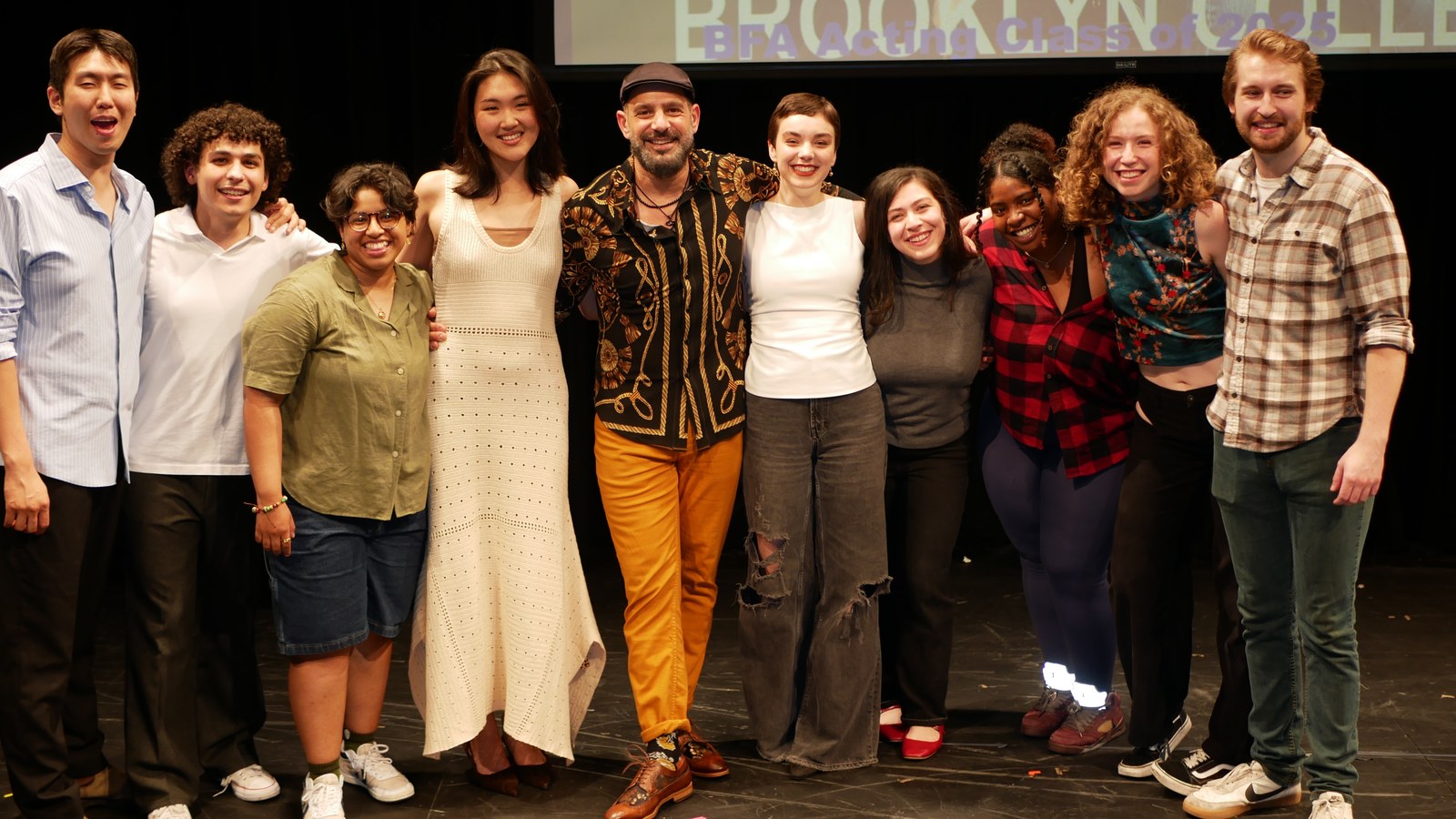 Brooklyn College BFA Acting Class of 2025 with Patrick Sabongui