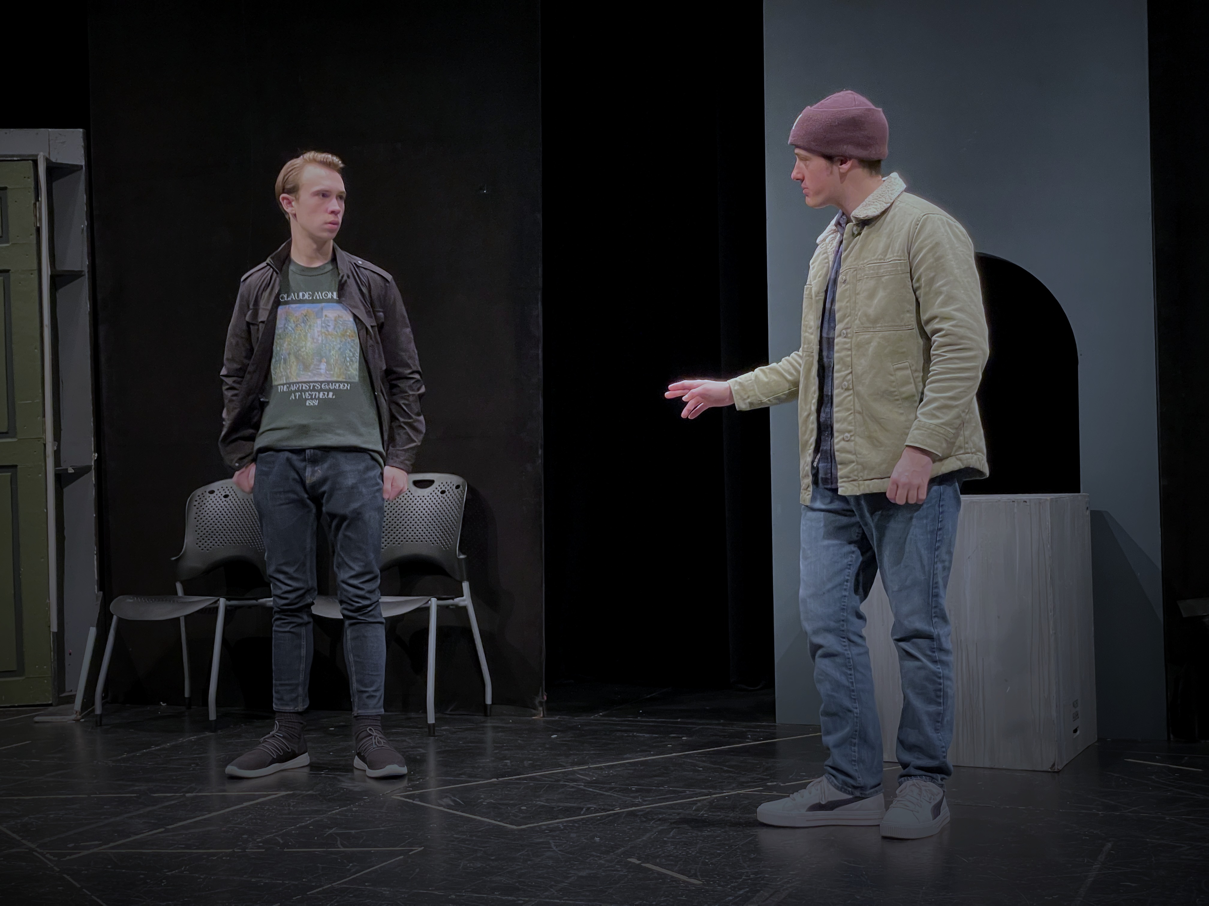 A Steady Rain — rehearsal